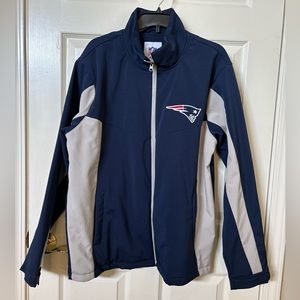 New England Patriots Full-Zip Jacket size large